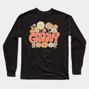 Retro Groovy Long Sleeve T-Shirt